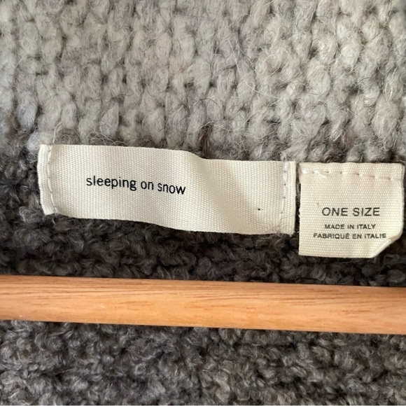 Anthropologie Sleeping on Snow, Wool Blend, Two-Tone Slouchy Sweater Vest - Picture 9 of 15